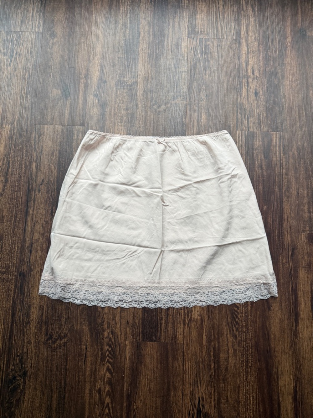 NWT American Eagle Pink Lace Trim Mini Slip Skirt Coquette Boho Fairy Y2K - XL